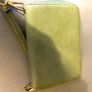 Light green wallet